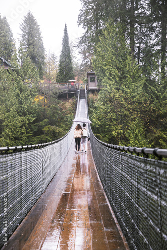 Couple on a bridge