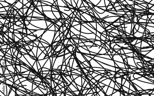 Abstract line black and white background