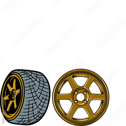 velg icon - wheel icon Vehicle Element Illustration, Vector Sign