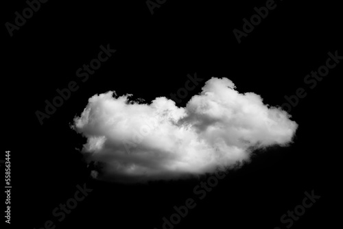 Beautiful clouds in black and white.