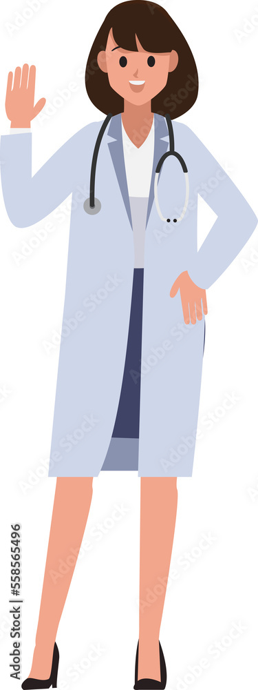 doctor woman ,Vector illustration cartoon character doctor woman ,Vector illustration cartoon character