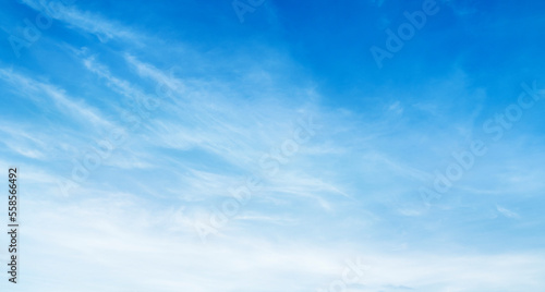 beautiful blue sky with white cloud background © lovelyday12