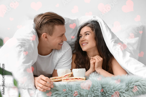 Loving young couple having ...