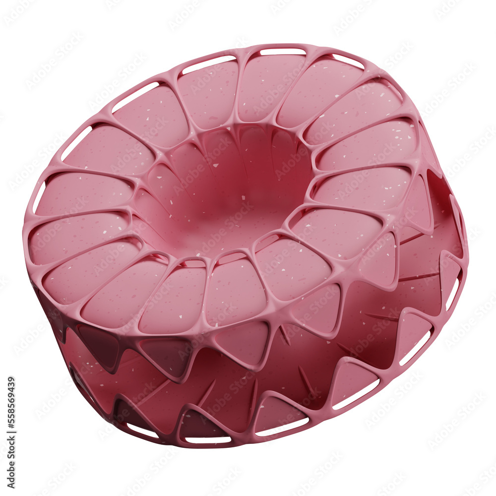 3d Abstract Shape Illustration for Decoration