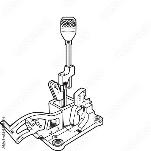 Motorcycle Stabilizer Vector Thailook Part silhouette