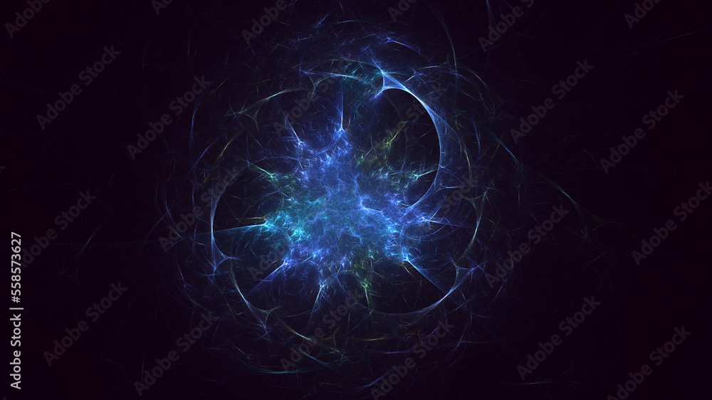3D rendering abstract technology fractal background 3D rendering abstract technology fractal background