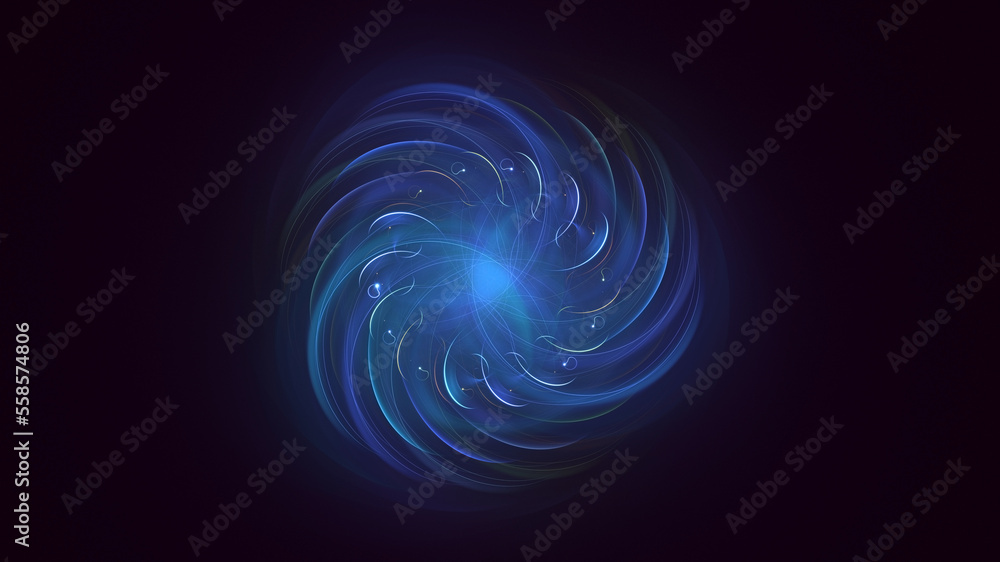 3D rendering abstract round light background 3D rendering abstract round light background