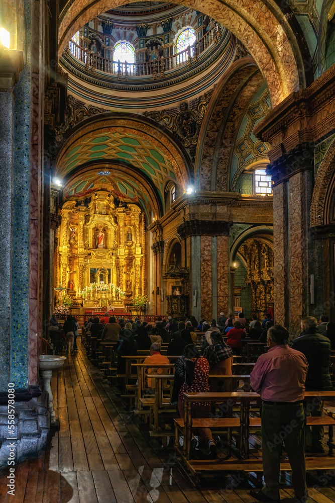 Church of the Sanctuary (Iglesia de El Sagrario), Quito, Ecuador