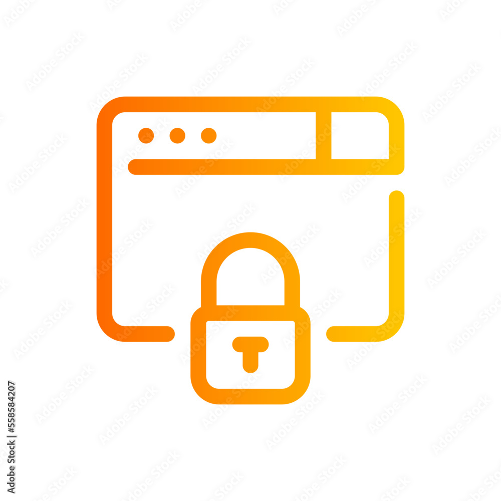 security gradient icon security gradient icon