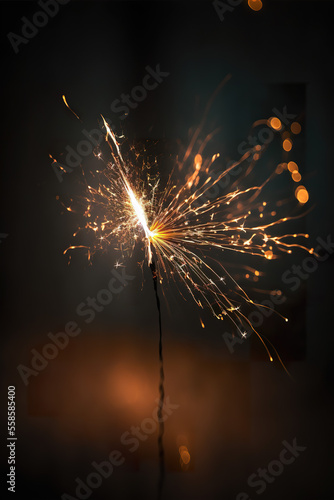 Fireworks,  happy new year HD sparks  photo #009
