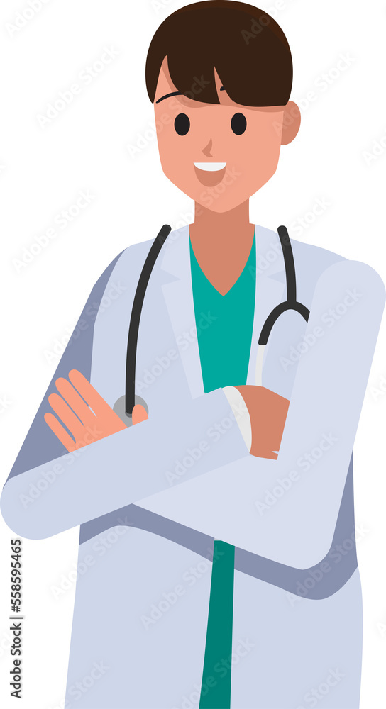Fototapeta premium Medical and doctor woman,png