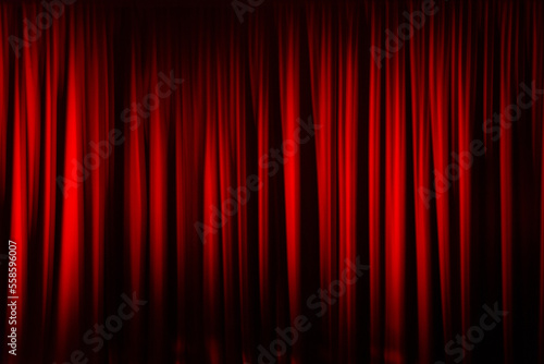Red drapes