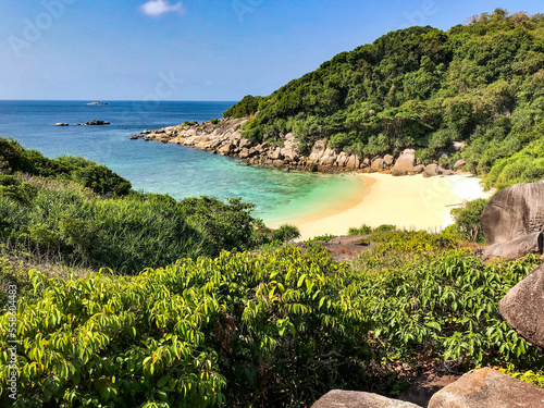 Travel to the beautiful mergui archipelago in Myanmar  Burma . Asia tropical beach