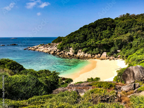 Travel to the beautiful mergui archipelago in Myanmar (Burma). Asia tropical beach photo