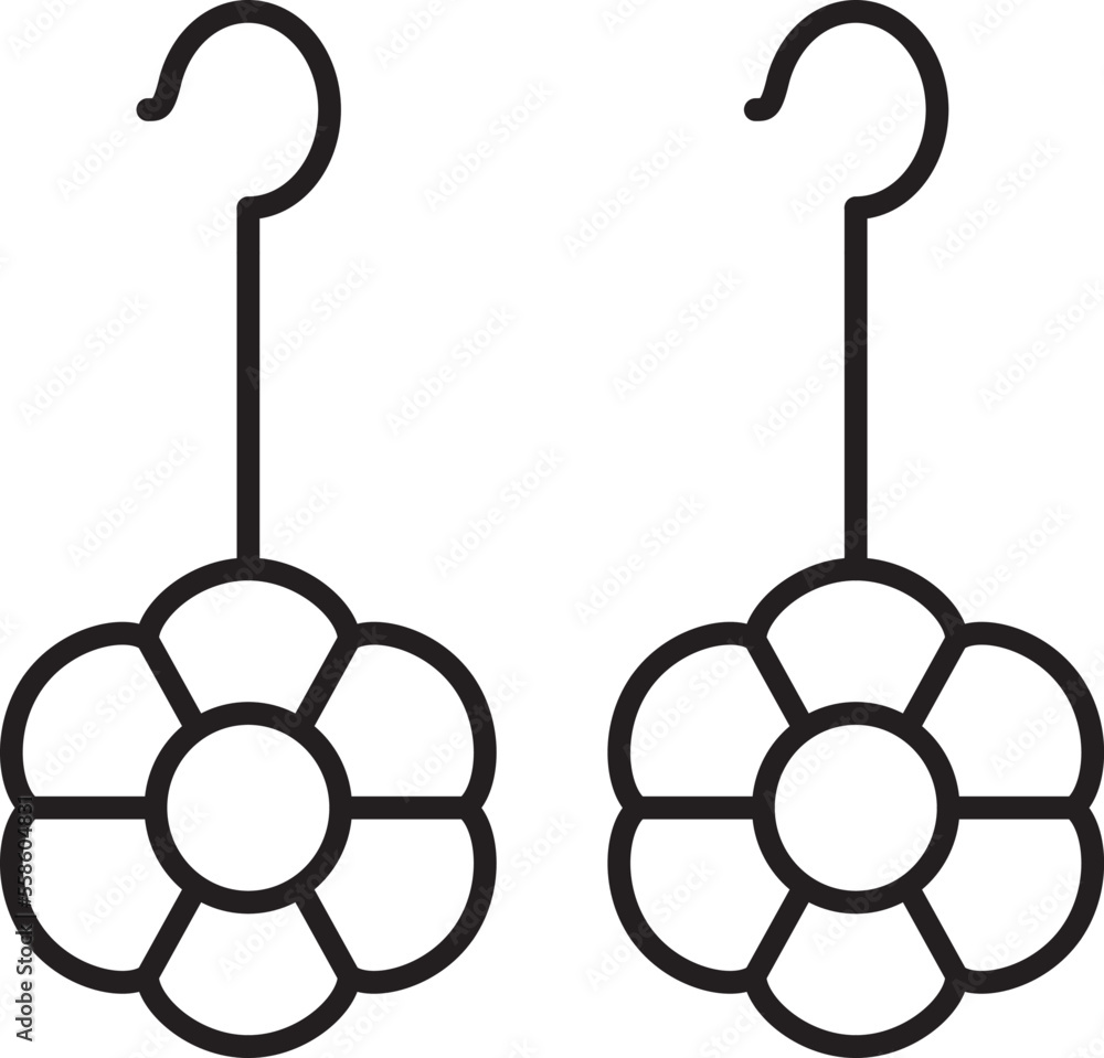 Obraz premium earrings icon