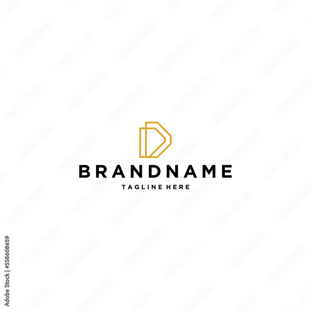 Letter D logo design template Letter D logo design template