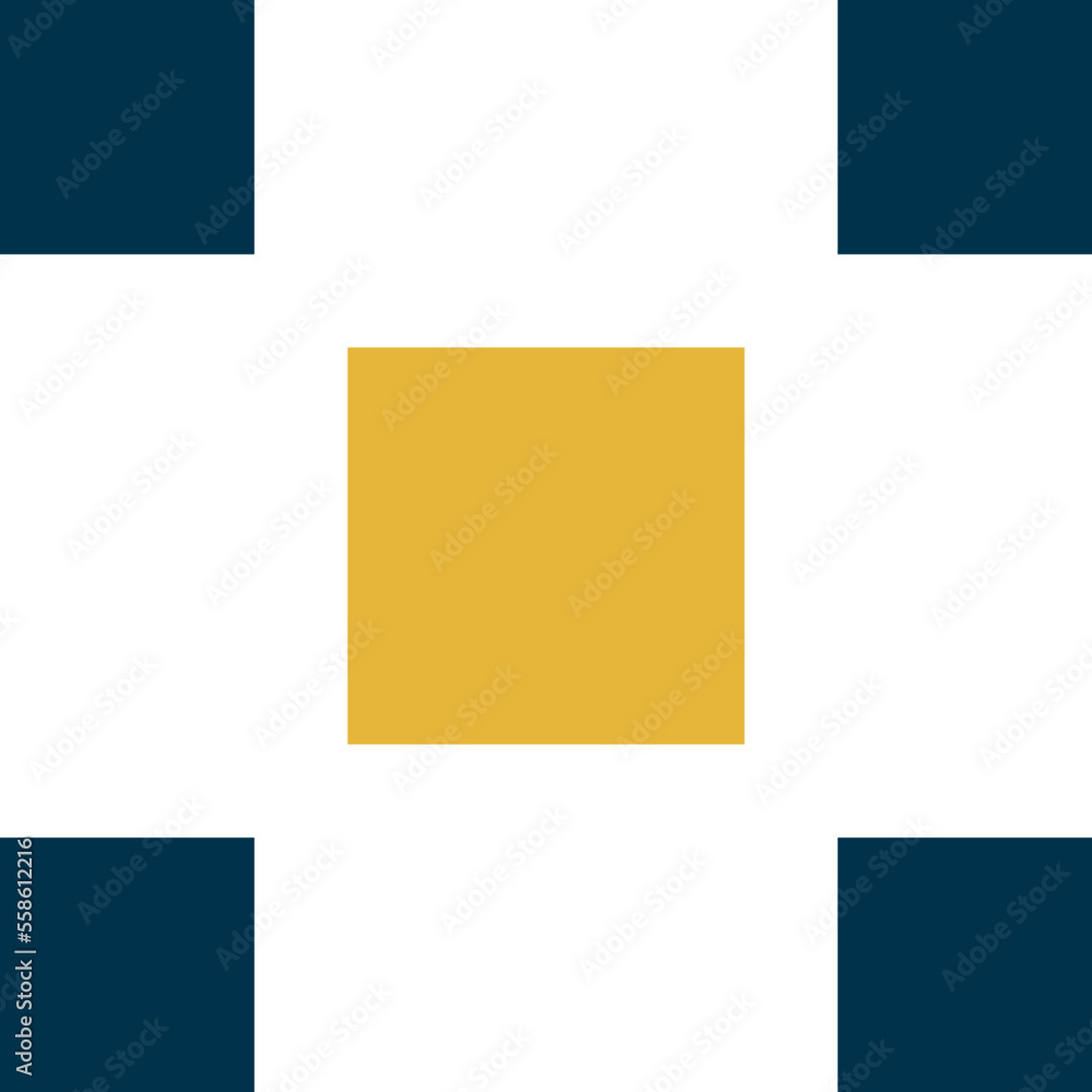 Simple geometric pattern Flat abstract square design