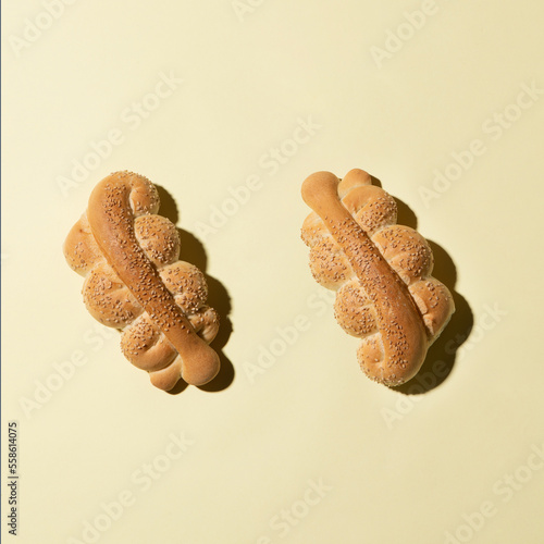 Traditional bread, Italian bread, Sicilian, 