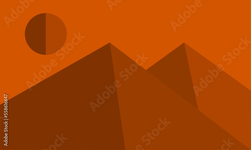 abstract image. abstract background. mountain illustration