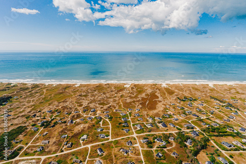 die wunderschöne Küste von Hvide Sande in Dänemark photo