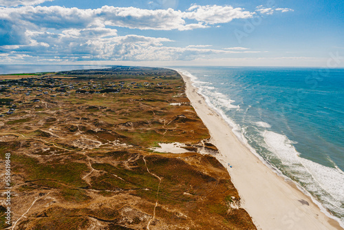 die wunderschöne Küste von Hvide Sande in Dänemark photo