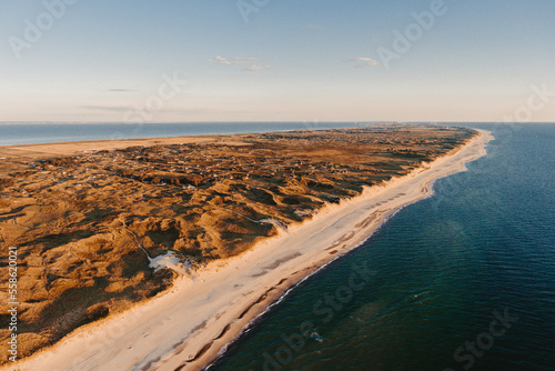 die wunderschöne Küste von Hvide Sande in Dänemark
