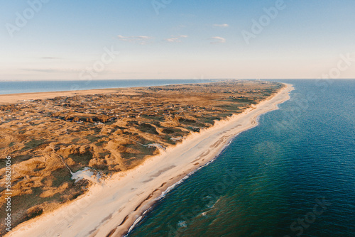 die wunderschöne Küste von Hvide Sande in Dänemark