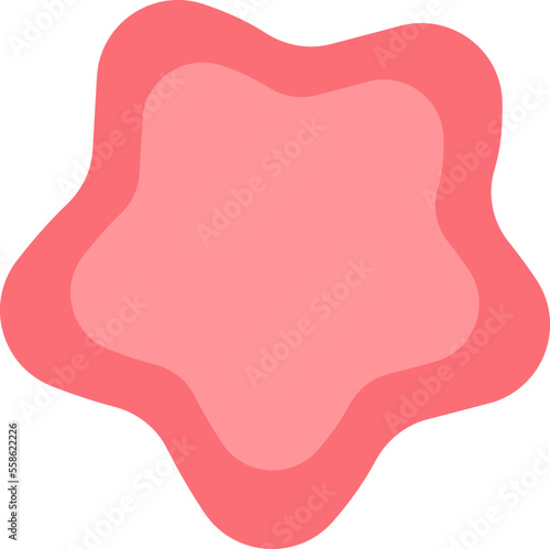 Plasticine flat icon Modeling sculpture Hand made