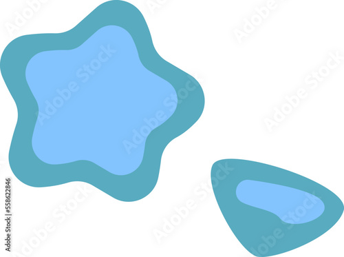 Plasticine flat icon Modeling sculpture Hand made