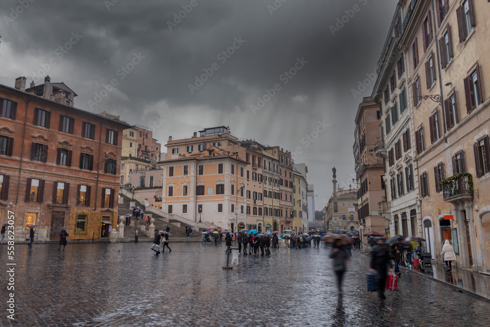 Rainy season in Italy