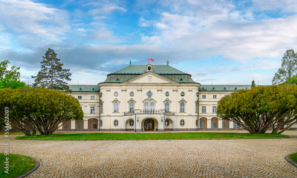 Obraz premium Government Office of the Slovak Republic in Bratislava, Slovakia.