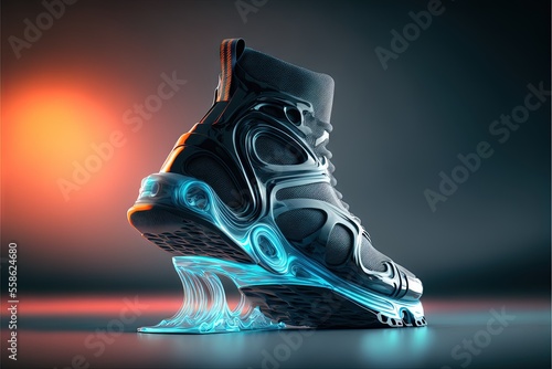 techno wireless smart shoes of the future generative ai