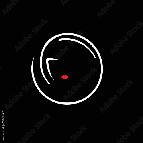 Creative Professional Trendy and Minimal Beauty, Hair Salon Logo Design, Beauty Salon Icon Logo in Editable Vector Format