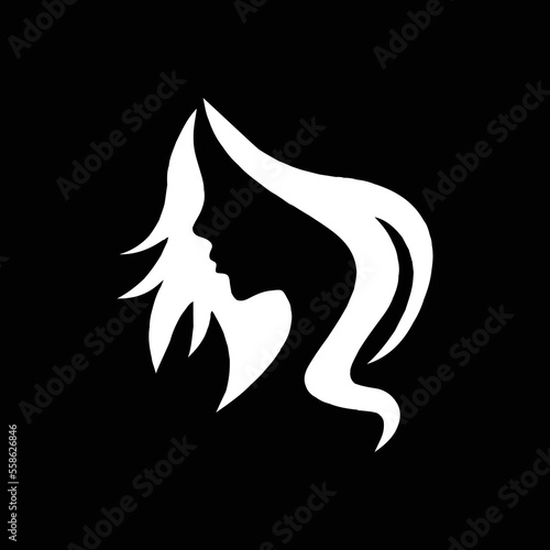 Creative Professional Trendy and Minimal Beauty, Hair Salon Logo Design, Beauty Salon Icon Logo in Editable Vector Format