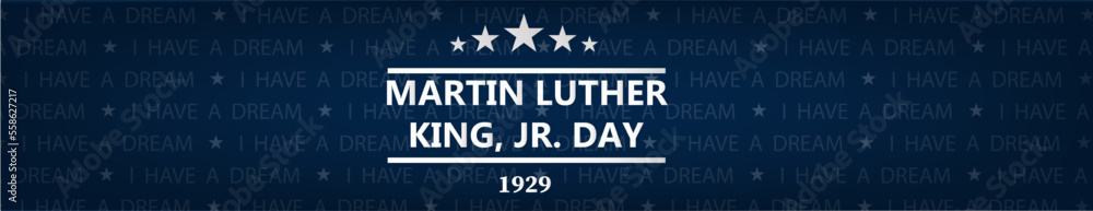 Martin Luther King Jr. Day Background Design.