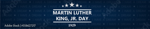 Martin Luther King Jr. Day Background Design.