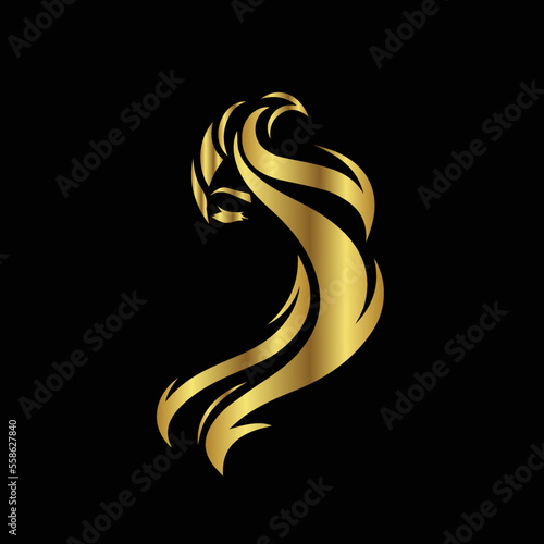 Creative Professional Trendy and Minimal Beauty, Hair Salon Logo Design, Beauty Salon Icon Logo in Editable Vector Format