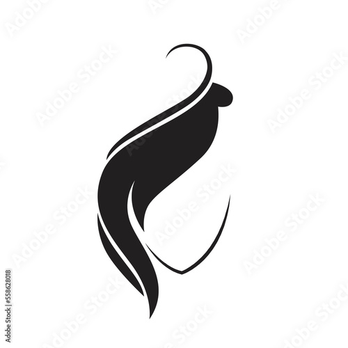 Creative Professional Trendy and Minimal Beauty, Hair Salon Logo Design, Beauty Salon Icon Logo in Editable Vector Format