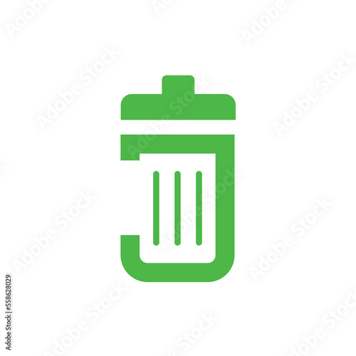  junk Letter J bold font  logo design