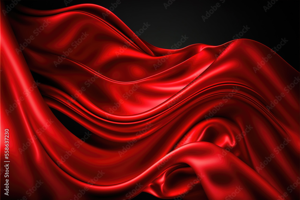 Obraz premium red silk background