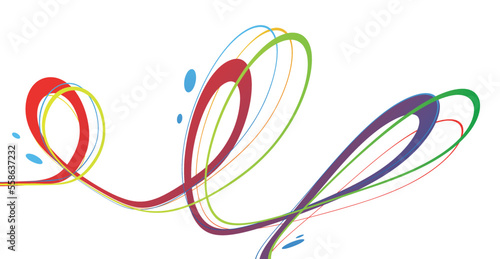 linee, grafica, colori, fantasia, arte