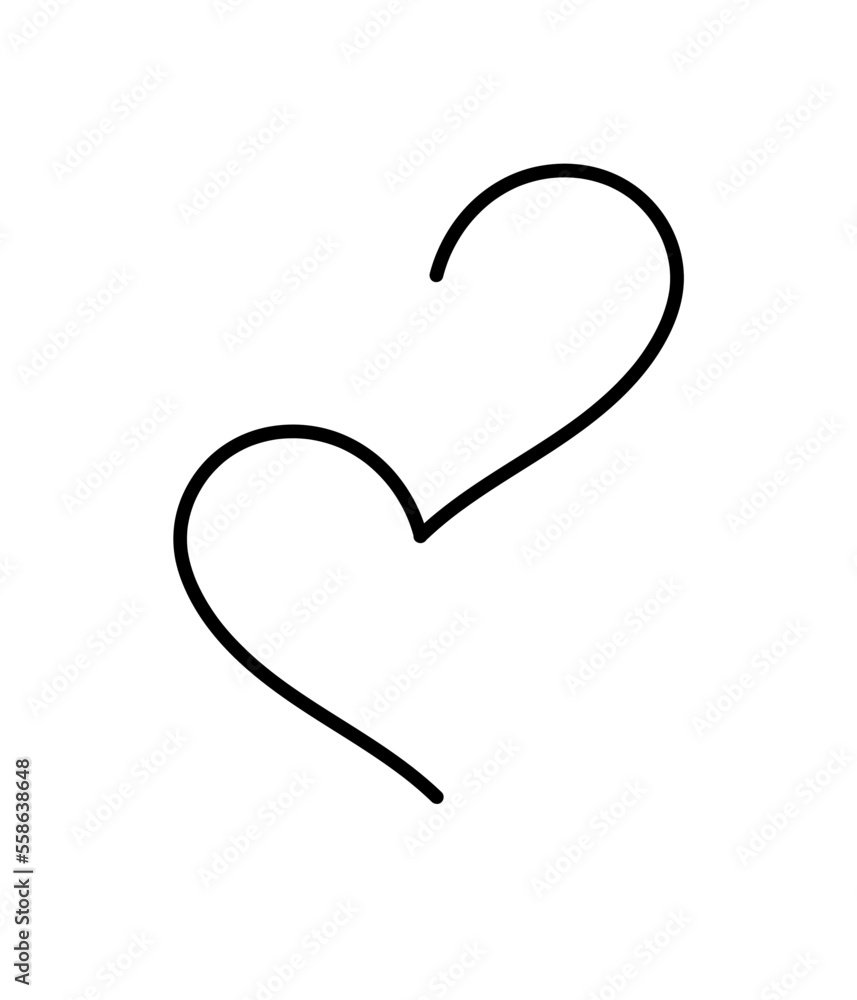 The image of a heart on a white background, as if broken in half in the style of minimalism in honor of Valentine's Day
The image of a heart on a white background, as if broken in half in the style of minimalism in honor of Valentine's Day