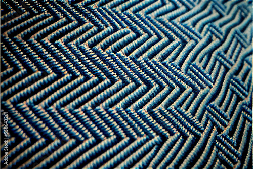 Close up woolen knitted pat...