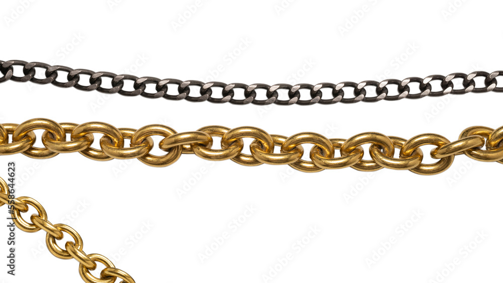 Steel chain isolated on white backgroound. Steel chain isolated on white backgroound.