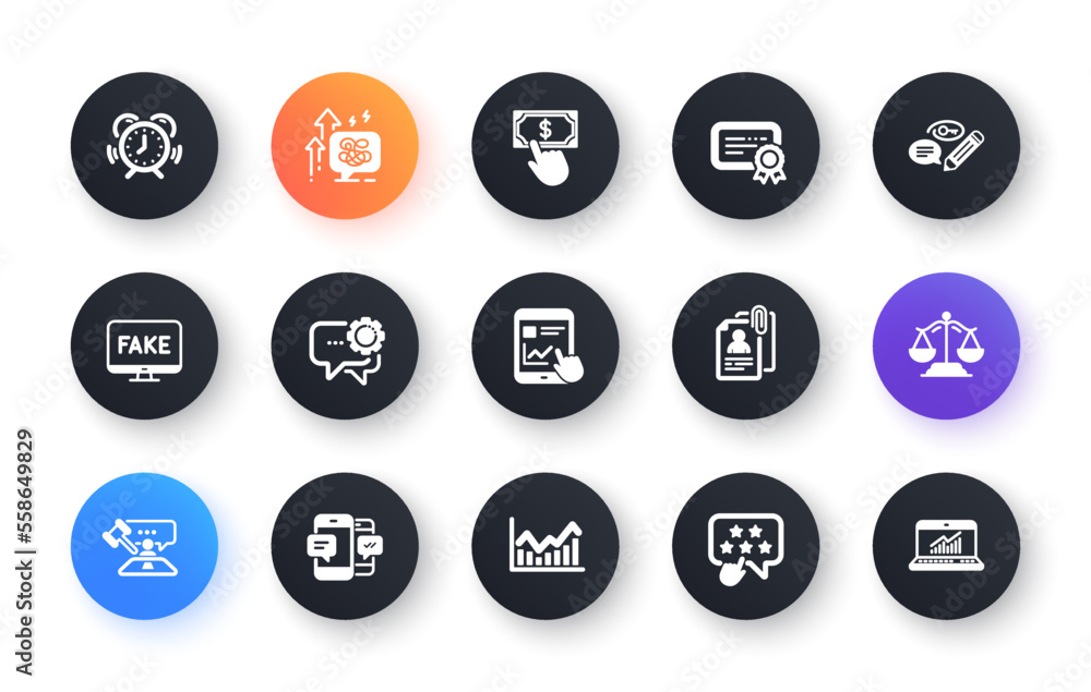 Minimal set of Certificate, Smartphone sms and Ranking star flat icons for web development. Employees messenger, Interview documents, Keywords icons. Judge hammer, Stress grows. Vector Minimal set of Certificate, Smartphone sms and Ranking star flat icons for web development. Employees messenger, Interview documents, Keywords icons. Judge hammer, Stress grows. Vector