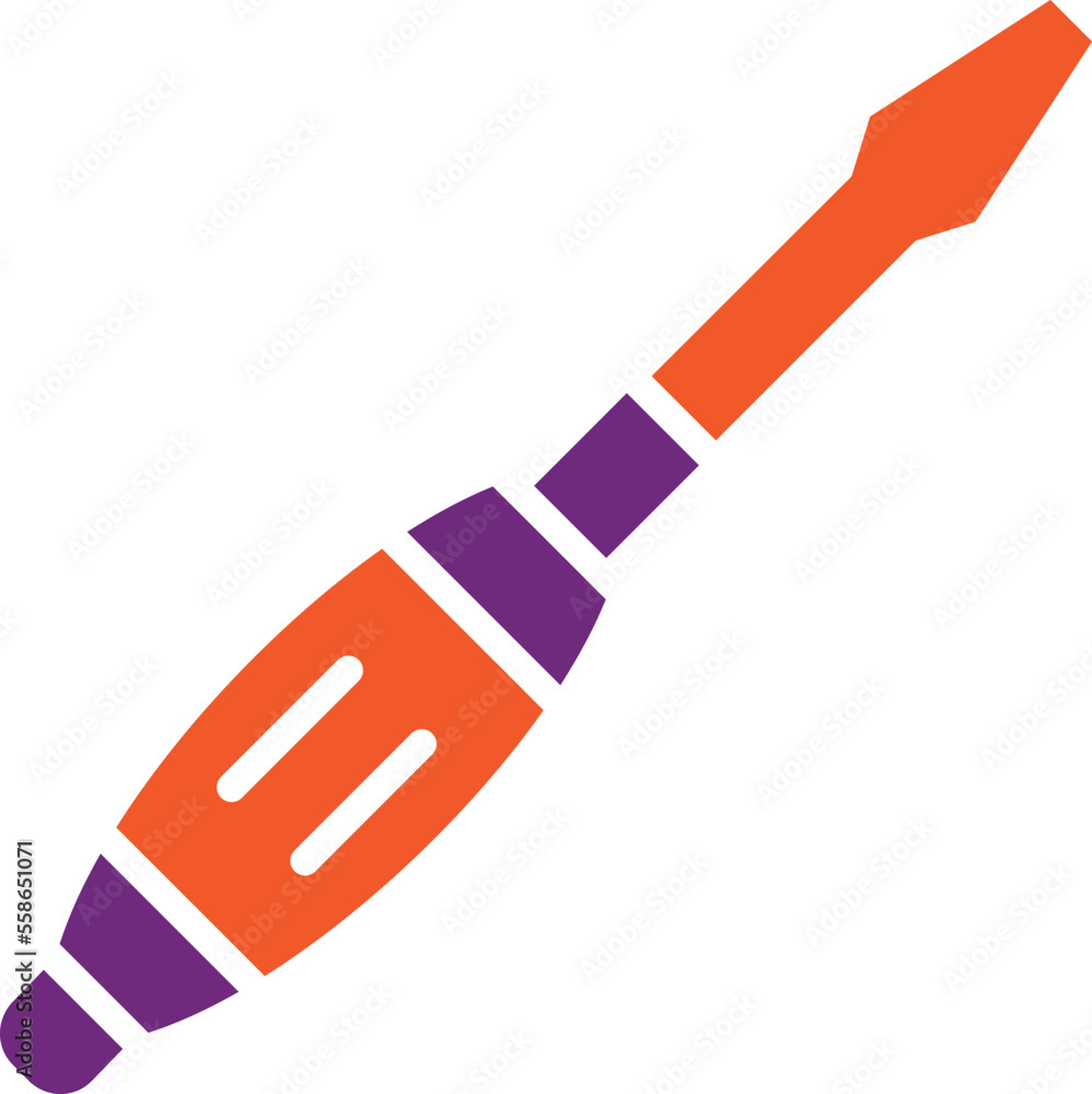 Screwdriver Vector Icon Design Illustration Screwdriver Vector Icon Design Illustration