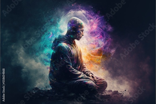 mindfullness meditation, ai generated