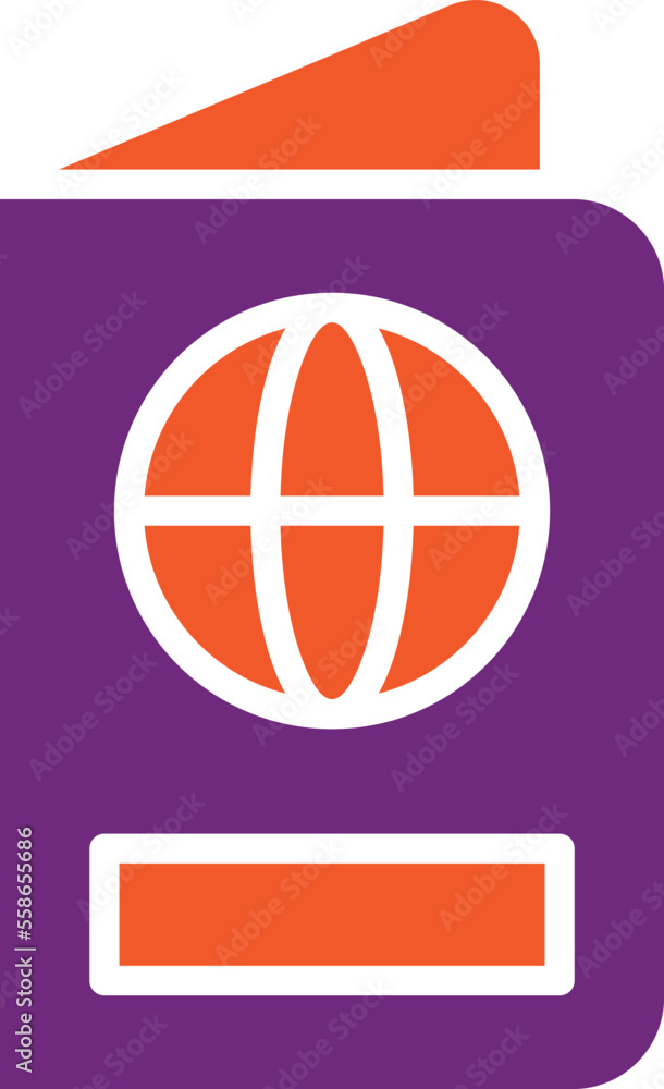 Passport Vector Icon Design Illustration