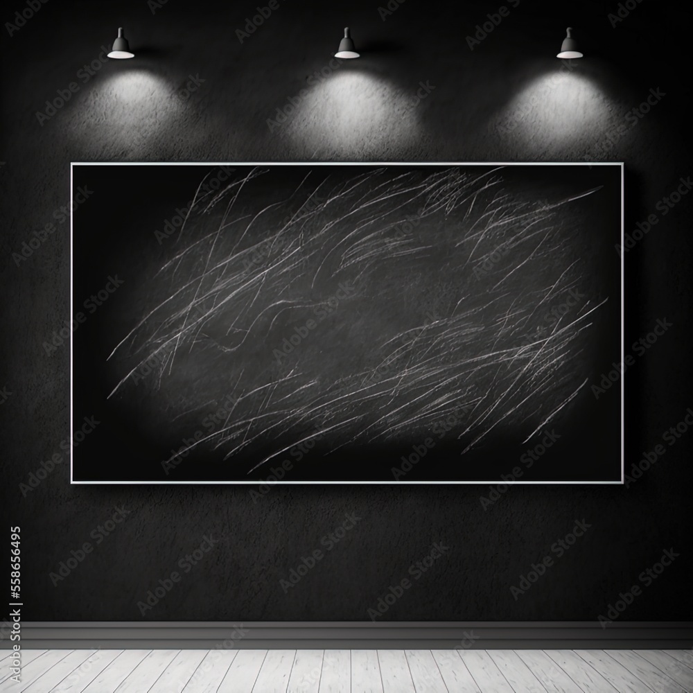 Chalkboard background.Generative AI Stock Illustration | Adobe Stock