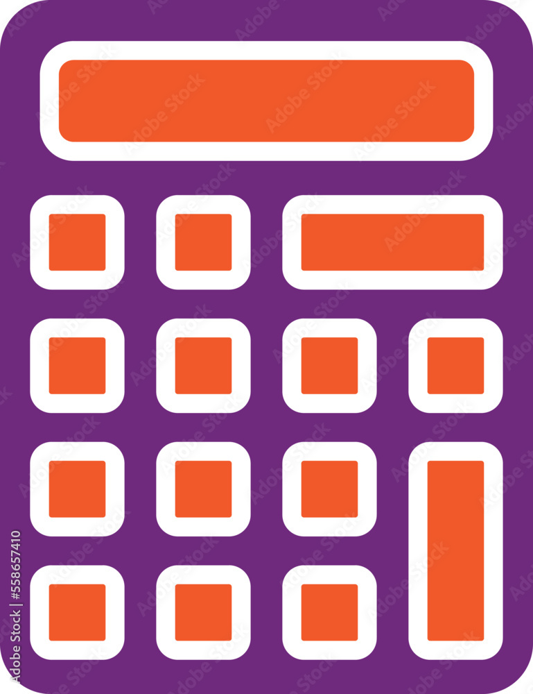Calculator Vector Icon Design Illustration Calculator Vector Icon Design Illustration